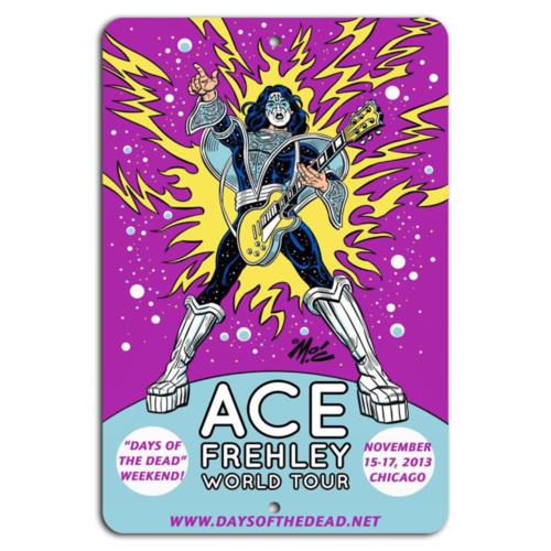 Rock n Roll Thunder Ace Frehley LiveAluminum 20x30cm（7.8x11.8inch）