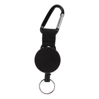 Einziehbarer Schlüsselanhänger, robuster Karabiner, Schlüsselanhänger, Lanyard, Abzeichenrollen mit Stahl