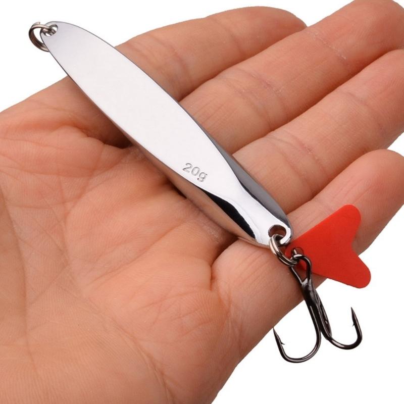 Spinner Baits Fishing Spoons Metal Lures Hard Fishing Lures with Hook for Trout Fishing Tackle Trolling Sequins Baits