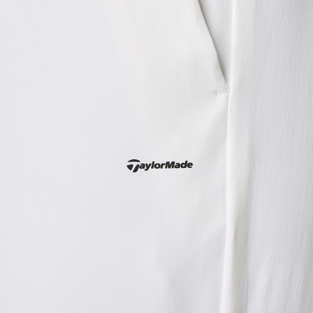 TaylorMade Stretch Binding Pants, White, Size Small, Men's, 2025SS UN622