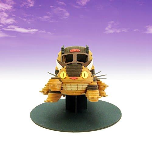 Sankei Miniature Art Kit Studio Ghibli Series My Neighbor Totoro Cat Bus Non-Scale Paper Craft MK07-23