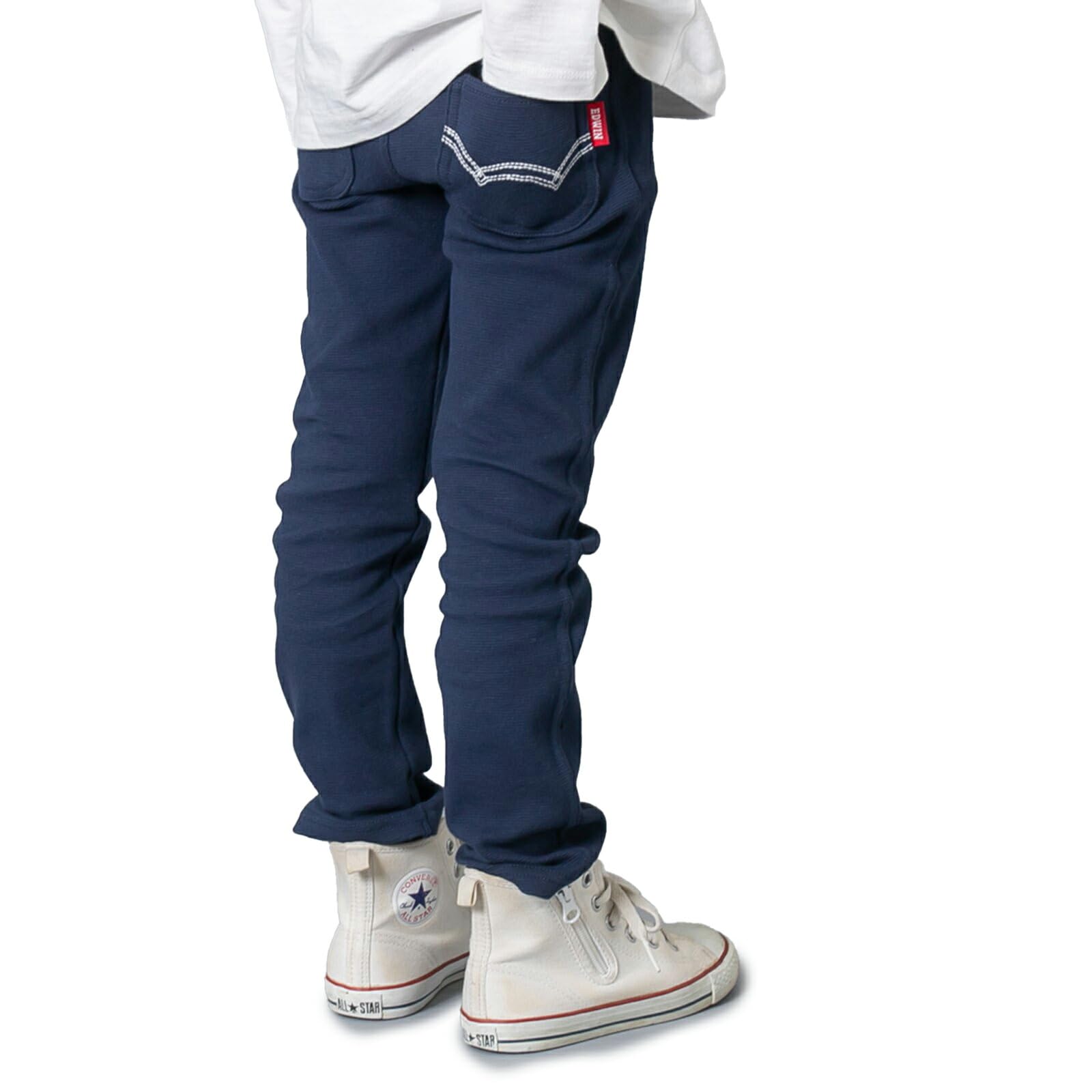 

Pants Trousers Clothing Stretch Kids Boys Girls Edwin Edwin Baby Clothes Long Pants Long Pants Color Variations Pocket Name Name Bottoms Navy 80cm