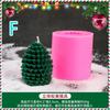 Stampo in silicone natalizio Babbo Natale albero di Natale cedro pigna stampo in silicone stampo per candela aromatica fai da te