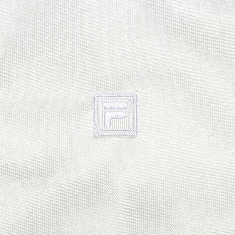 FILA White Minimalist Casual Fashion T-Shirt Men tops Cloud-White F61M623105FWT
