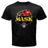 MAGLIETTA M.A.S.K Retro Anni '80 Cartone Animato Uomo Donna Unisex Nero Taglia S-5XL