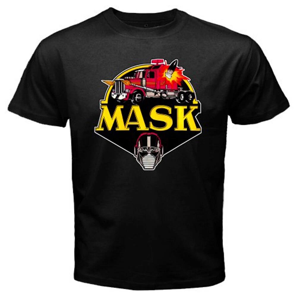 

MASK M.A.S.K Retro 80s Cartoon Men s T-Shirt Women s Tee Top Unisex Black Size S-5XL M