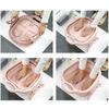 Foot Soaking Bath Basin Foldable Portable Roller Design SPA Massage Bucket for Relieving Feet Pain