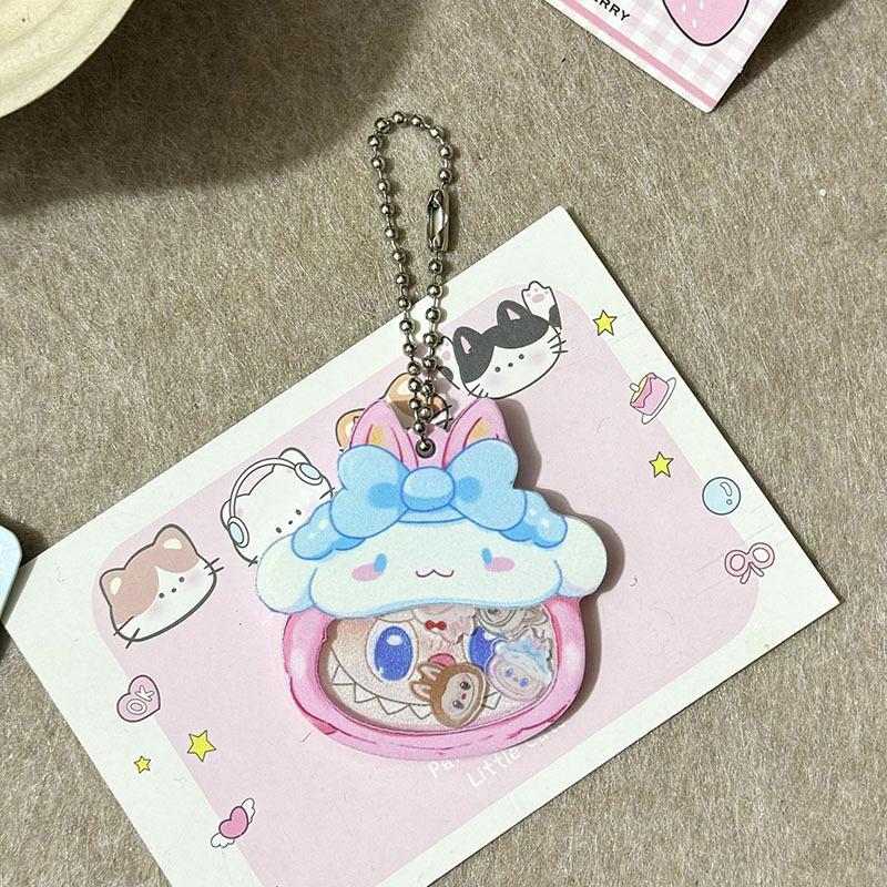 Cute Cartoon Rocking Music Pendant, High Value and Simple, Small Gift Keychain for Girlfriends
