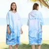 Quick-Dry Surf & Dive Change Robe: Zippered, Absorbent Beach Towel Poncho