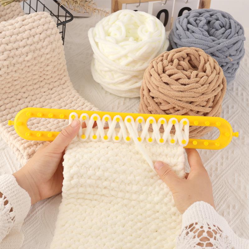Thick Wool DIY Yarn Ball for Handwoven Crafts - Soft Texture, Easy To Work With, Multiple Colors