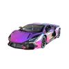 1/24 Lamborghini Revuelto Electroplate Alloy Car Diecasts & Toy Vehicles Metal Toy Car Model Sound and Light Collection Kids Toy