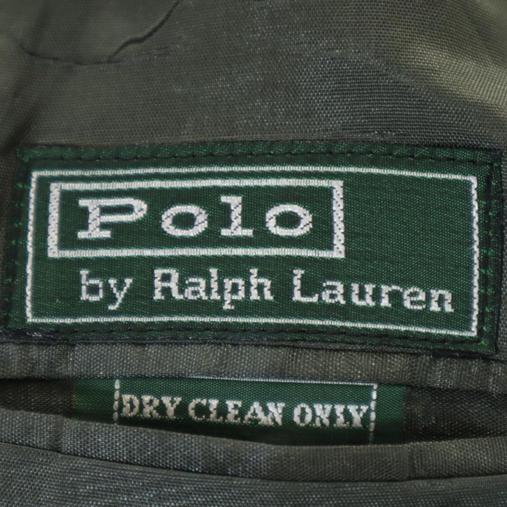 Polo by Ralph Lauren 80s Vintage Green Tag Herringbone tailored jacket 16 Women Used