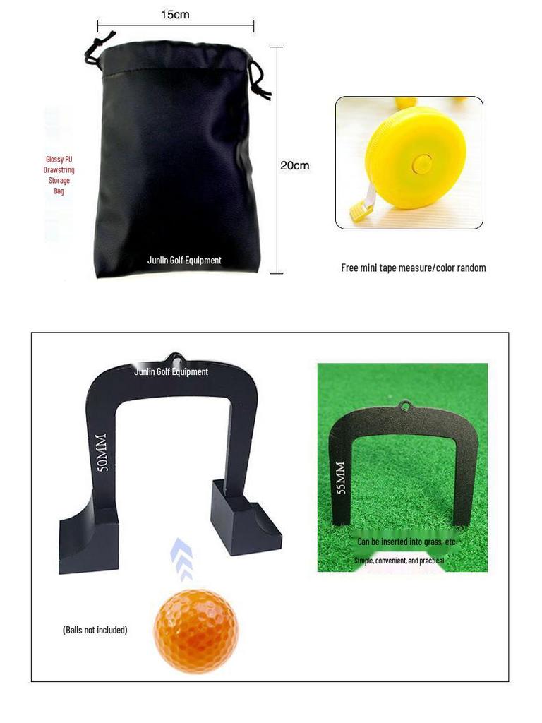 Aluminum Alloy Golf Putter Target Gate for Indoor/Outdoor Practice - Beginner To Advanced, Available In 3 Sizes