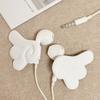 Creative Earphone Decorative Accessories Angel Wings 3D Printed Wired Earphone Decorative Wings Kawaii Diy Earbud Accessories