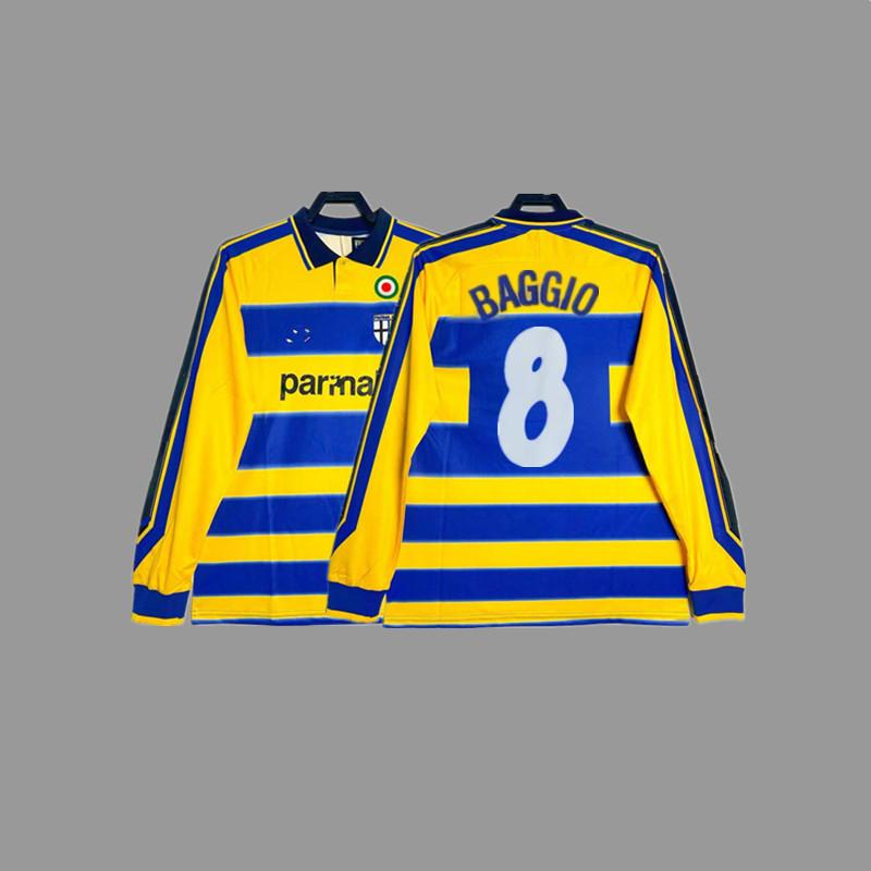 Parma Retro Trikot Fußballtrikot Klassisch Nostalgisch Zola Cannavaro Buffon Gilardino Trikot