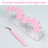Tweezers Holder Stand for Eyelash Extension Eyelash Tweezers Storage Rack Practical Acrylic Tweezers Display Stand