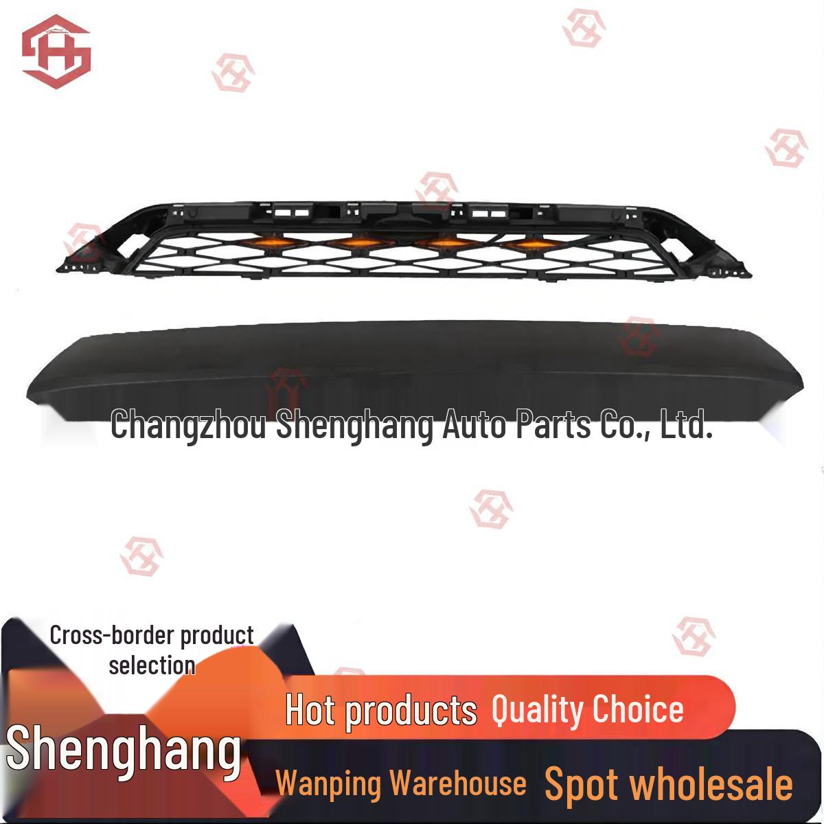 Compatible Front Grille with Lights for 2014-2019 Toyota 4Runner