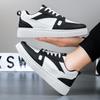 Men's Four-Season Vintage Low-Top Sneakers: Trendy, Versatile, Breathable Casual Thick-Sole Trainers