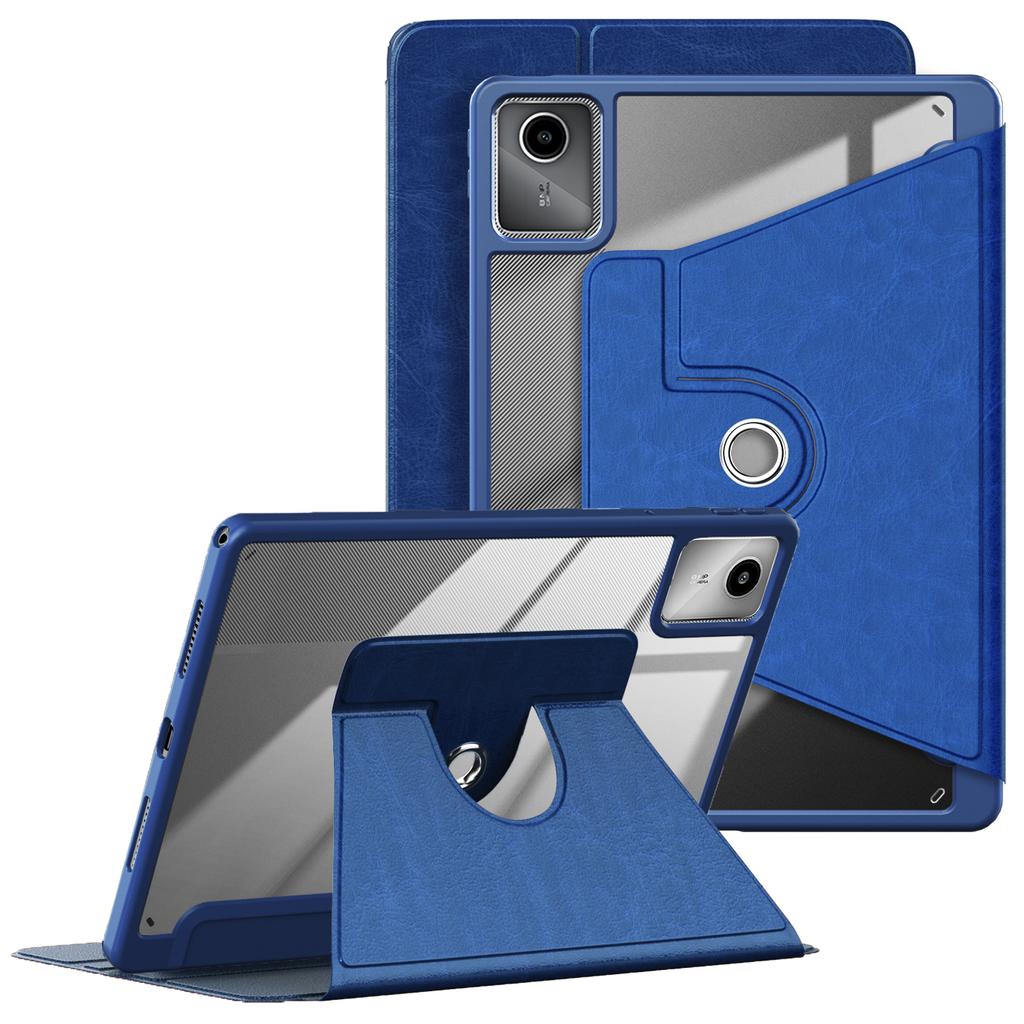 For Lenovo Tab M11 TB330/Xiaoxin Pad 11 2024 Case Rotate Stand PU Leather+Acrylic+TPU Tablet Cover