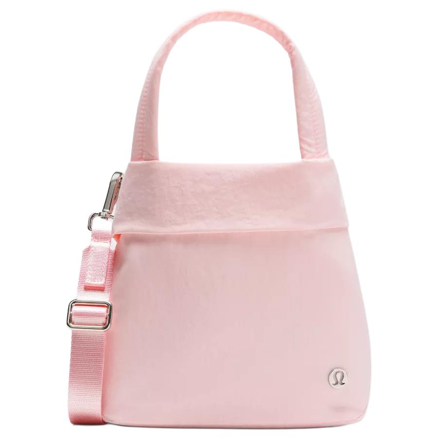 

Lululemon On My Level Series Nylon Handbag Women handbags Pink LW9FNDS-075285 Pink