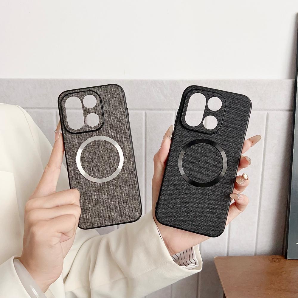 Minimalistische Business Sle Leder Magnetische Dünne Handyhülle für OnePlus 15 13 12 11 Kameraschutz Sturzsichere Rückabdeckung