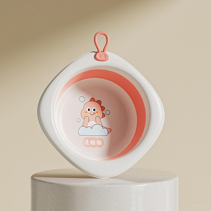 Skládací umyvadlo pro děti, Přenosné umyvadlo, Silný plastový lavor pro miminka, Domácí dětská malá miska