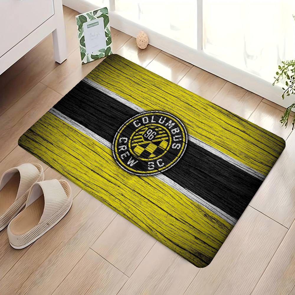 

C-Columbus Crew SC Bathroom Mat Anti-slip Absorb Water Long Strip Cushion Bedroon Mat Welcome Doormat 40x60 cm