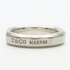 Used TIFFANY&Co. Ring Makers Narrow EU#49 Silver925 5.1g Silver Accessories