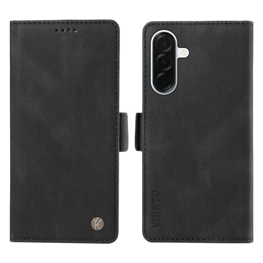 For Samsung Galaxy A37 5G Leather Case YIKATU YK-005 Skin-touch Feeling Wallet Phone Cover