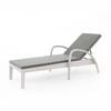 Grazia Garden Deckchair 74X205 Oltre Royal White Technorattan Homms