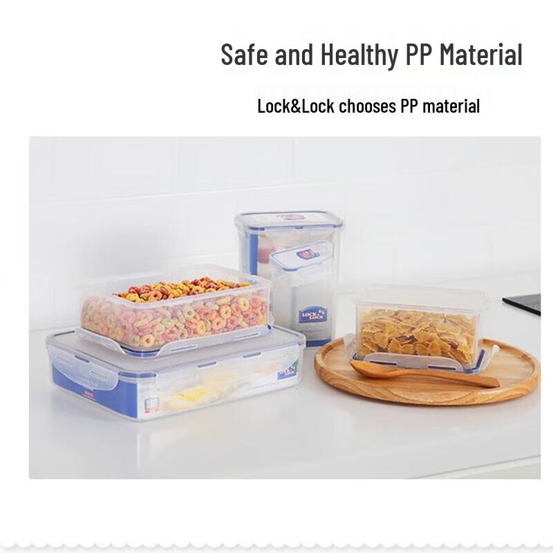LOCK&LOCK PP Plastic Rectangular Food Storage Container