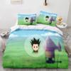 HUNTER×HUNTER Bedding Set Single Twin Full Queen King Size Bed Set Aldult Kid Bedroom Duvetcover Sets Bed Furniture Set Bedroom