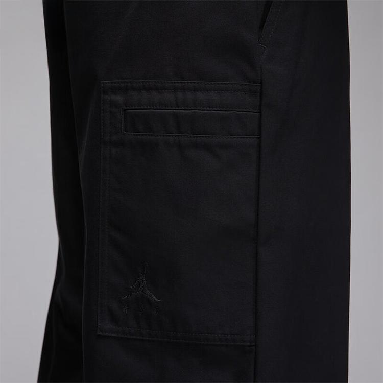 Jordan Solid Color Mid Waist Outdoor Sports Casual Pants Men pants Black FJ6138-010