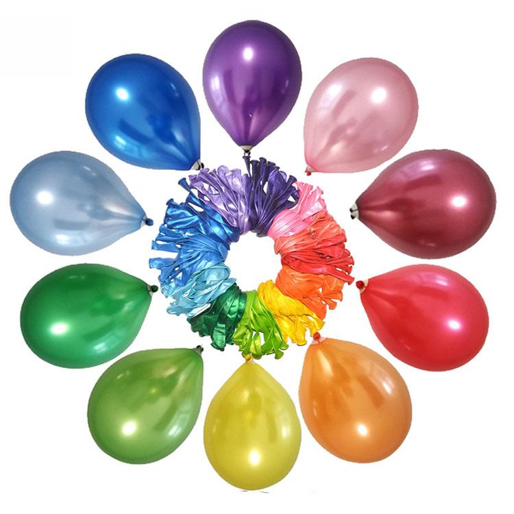 Premium Latex Balloons 12 Inch Round Pearl Latex Balloon Birthday Wedding Party Decoration Thick Latex Balloons 3.2g