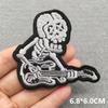 Music Optical Disc Embroidered Rock Patches On Clothes Headset Guitar Stripes Iron On Patches For Clothing Diy Appliques