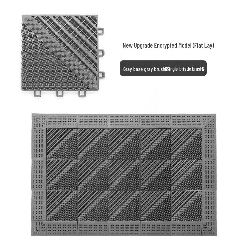 Interlocking Anti-Slip Outdoor Entryway Dirt & Dust Removal Mat