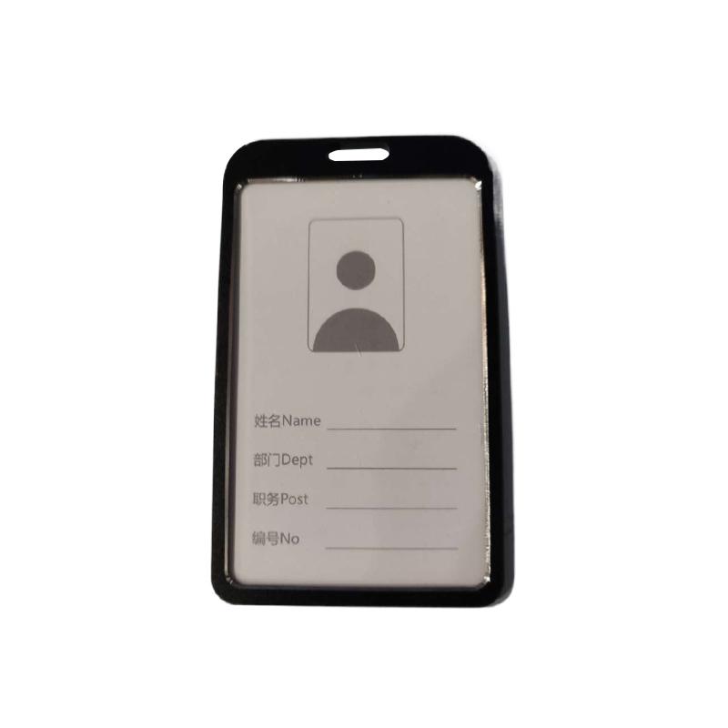 Metal Id Badge Card Holder Business Pass Tag Holder Office Supplies Card Holder