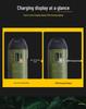 High-Brightness Emergency Flashlight with Long Battery Life and Solar Hand-Crank Charging