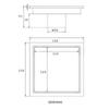 Bathroom/cleanroom Floor Cupc Drain Tile Insert Invisible square Drain