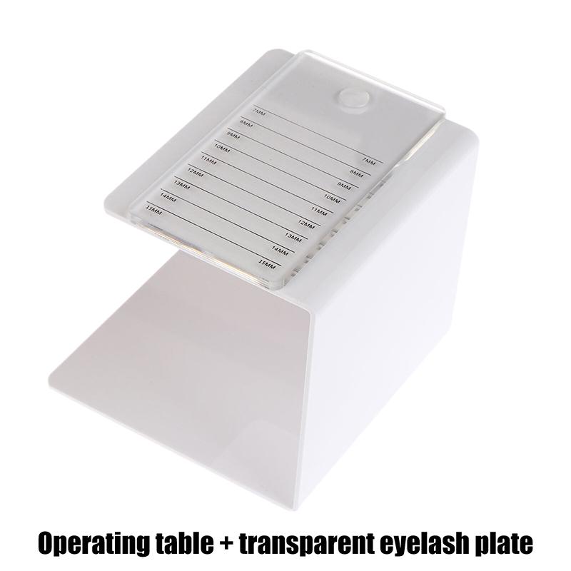 

Professional Eyelash Pillow Console Stand Tool - Reusable Portable Glue Holder for Eyelash Extensions Convenient Console Pad прозрачный