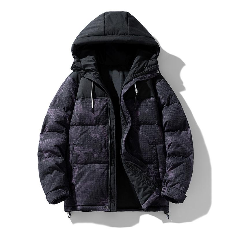Warm Down Jacket Men's Winter New Camouflage Fashion Trendy Brand Ruffian Handsome Warm Casual Top Jacket High Quality