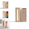 Wooden Stacking Blocks For Kids With Eco Friendly Water Based Paints For Developmental Play