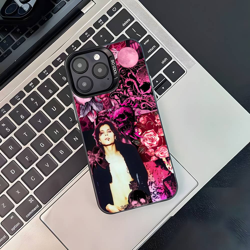 

H-HIM Band V-Ville V-Valo For iPhone 17,16,15,14,13,12,11,Pro,MAX,Plus Black Shockproof Candy Matte Cover iPhone12PROMAX
