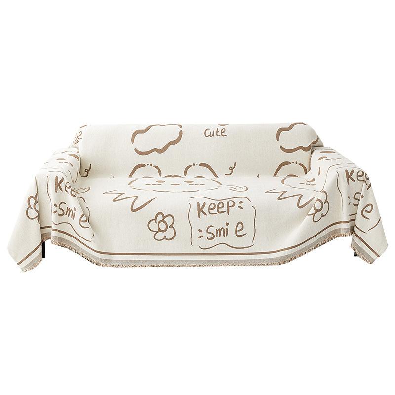 Bohemia Chenille Sofa Cover Universal Sofa Blanket Dust-proof Cloth for Bedroom Living Room Sofa Cushion