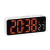 Multifunctional Digital Clock LED Display with 2 Alarms Temperature Monitors and Date for Students and Professional