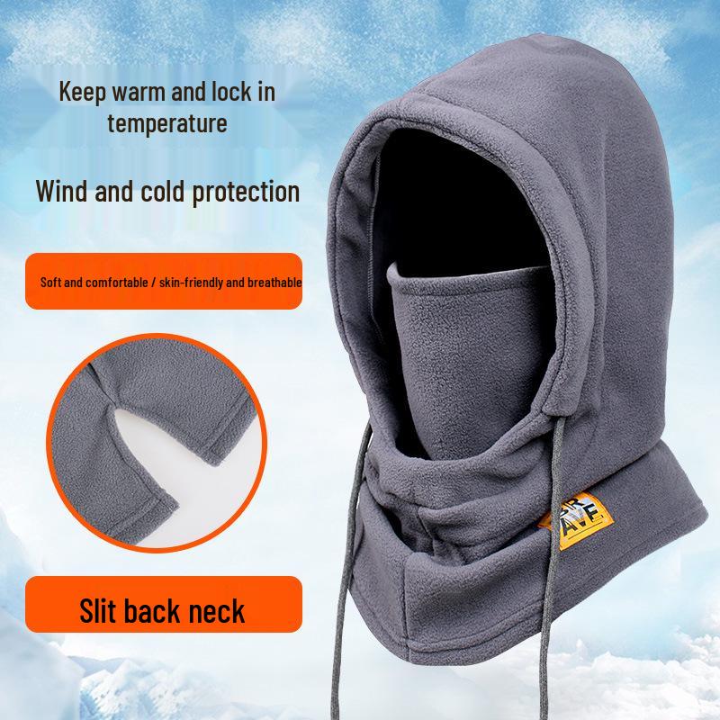 Unisex Windproof Neck Gaiter & Hat: Winter Warmth for Biking, Skiing, and Cycling