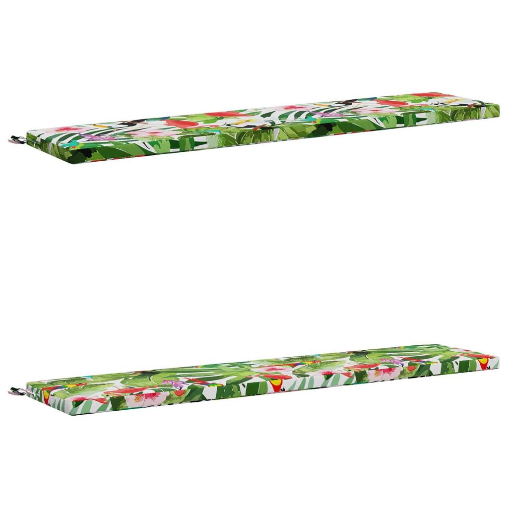2 piece Bench Cushion SOEST 100percent Polyester Multicolor