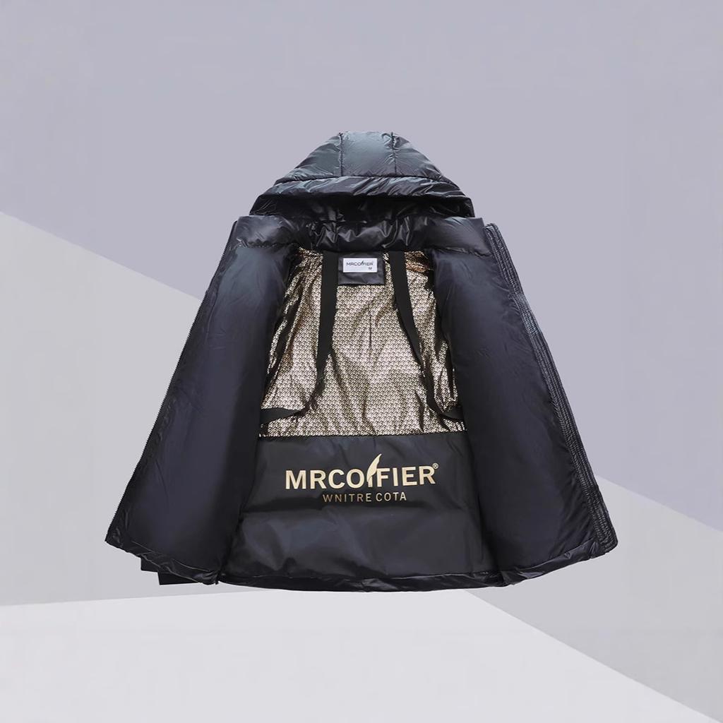 Short down cotton jacket for women winter thick cold-resistant couples same style fashionable cotton-padded jacket trendy