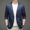 Suit Spring and Autumn Men's Casual Suit Korean Style Slim Small Suit Men's Blue Suit Jacket