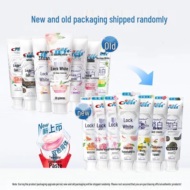 Crest Fresh Snow Cherry Whitening Toothpaste